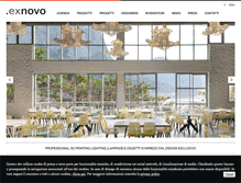 Tablet Screenshot of exnovo-italia.com
